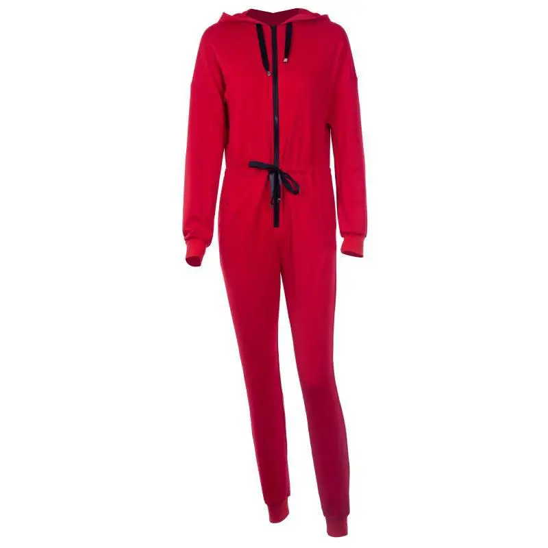 Sport Jumpsuits Woman Sportswear Fitness Overalls Suit Women Tracksuit Winter Autumn Gym Clothing Female Red |