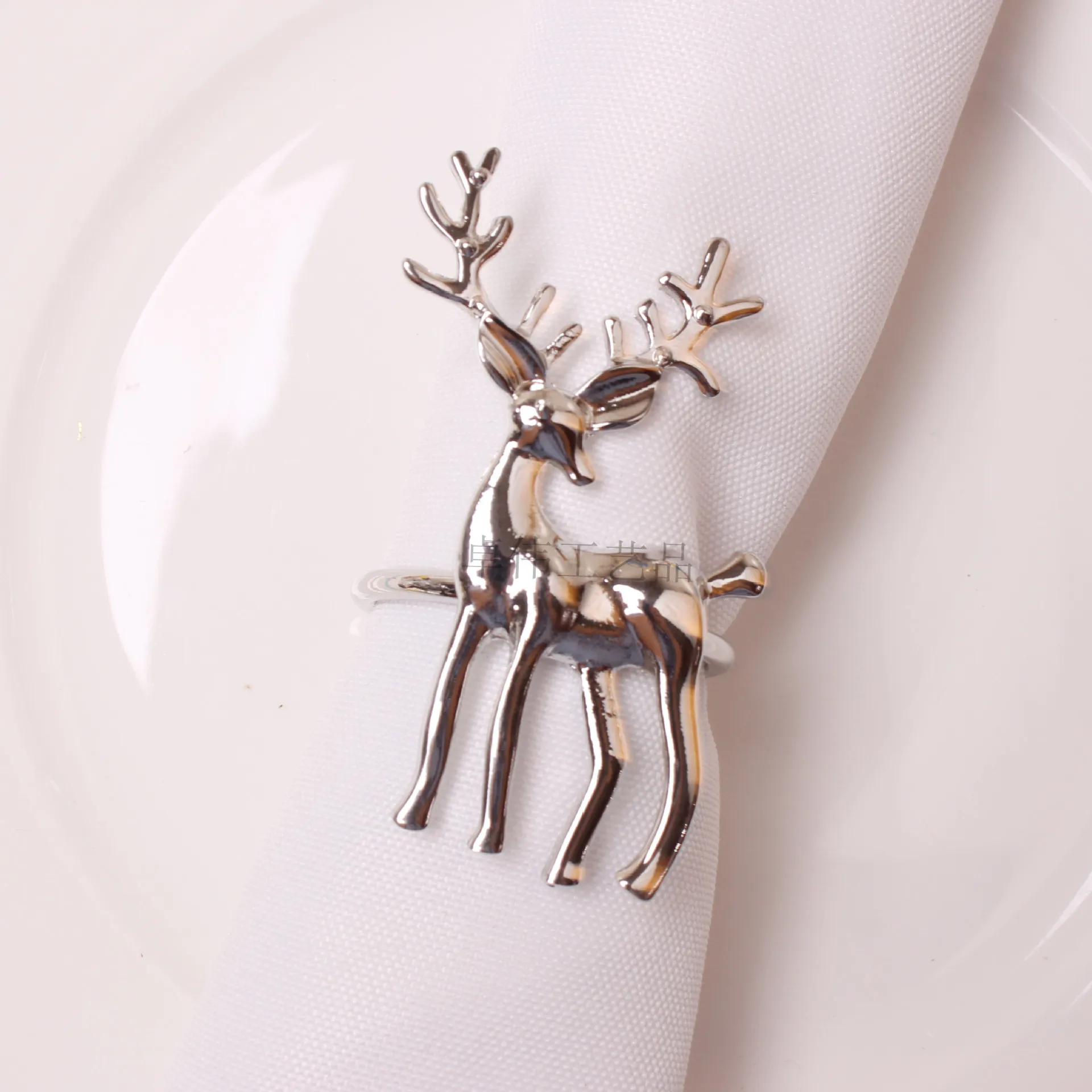 10 шт. Классические рождественские обеденный стол с рисунком лося для литья под