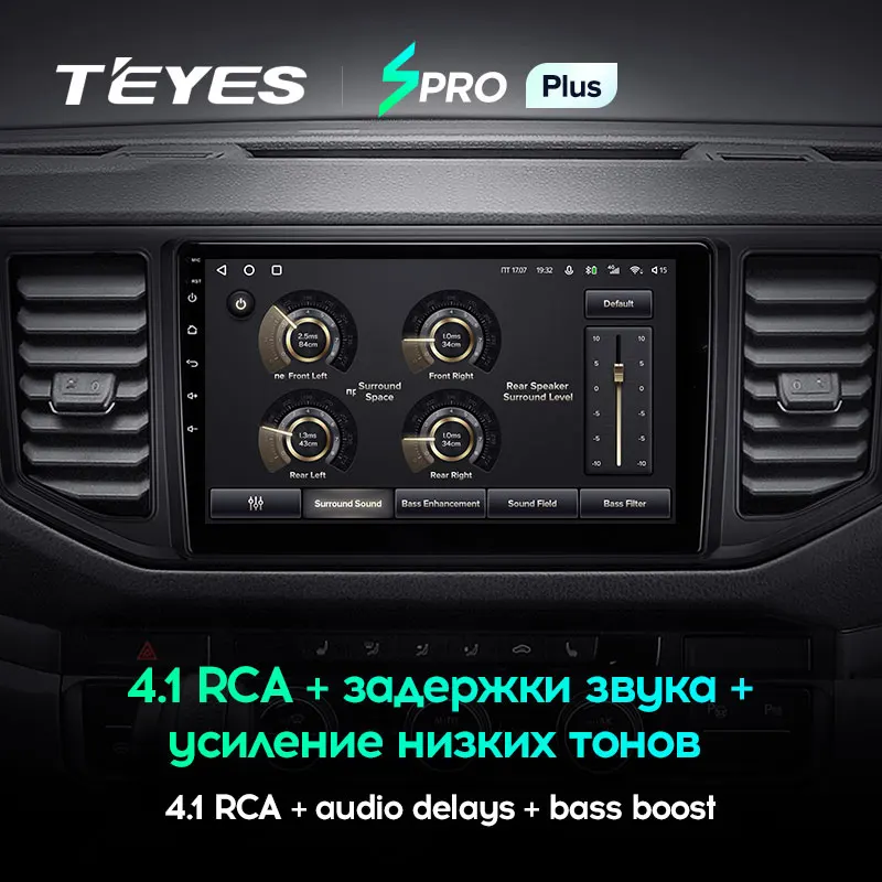 TEYES SPRO Plus Штатная магнитола For Фольксваген Крафтер Volkswagen Crafter 2017 - 2021 Android 10 до 8-ЯДЕР
