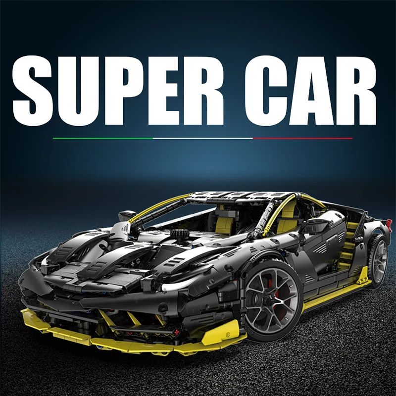 

3789pcs City Creator 1:8 Hypercar Building Blocks High-tech Super Racing Car MOC Bricks Toy for Kids