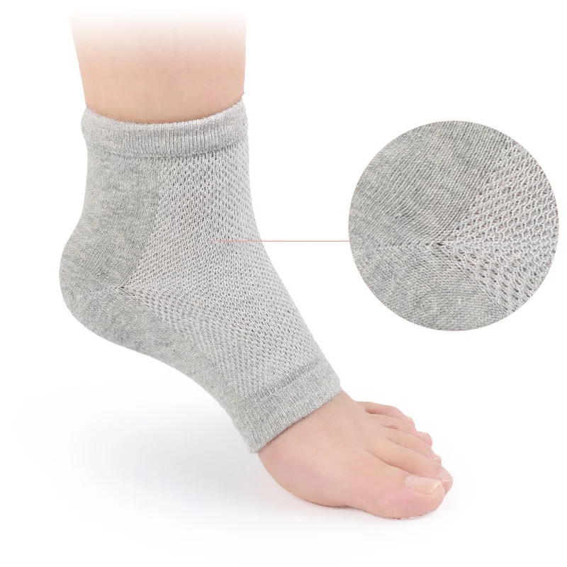 Носки с защитой пятки силиконовые гелевые носки увлажняющая Подушечка Для