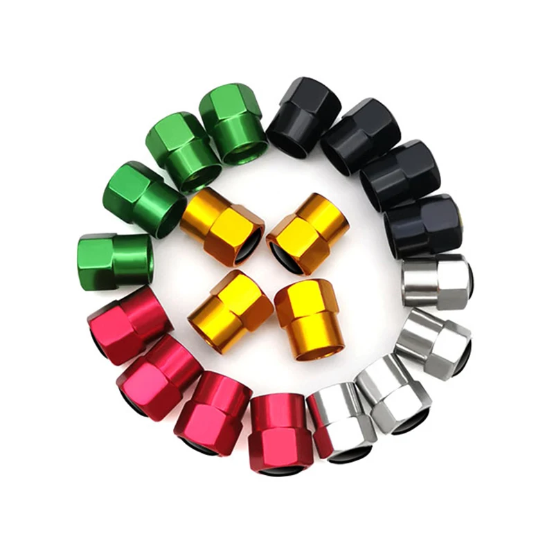 4 шт. Металлические колпачки для стержней клапанов автомобильных шин TRD Toyota Corolla