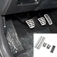 car anti slip fuel brake rest foot pedals auto pedal cover fit for hyundai elantra 2017 2018 2019 accessories