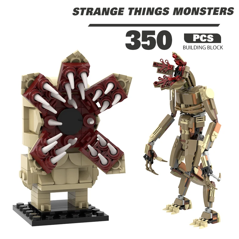 Moc TV фигурки из фильма странные дела демогрон MOC Brickheadz развивающие игрушки