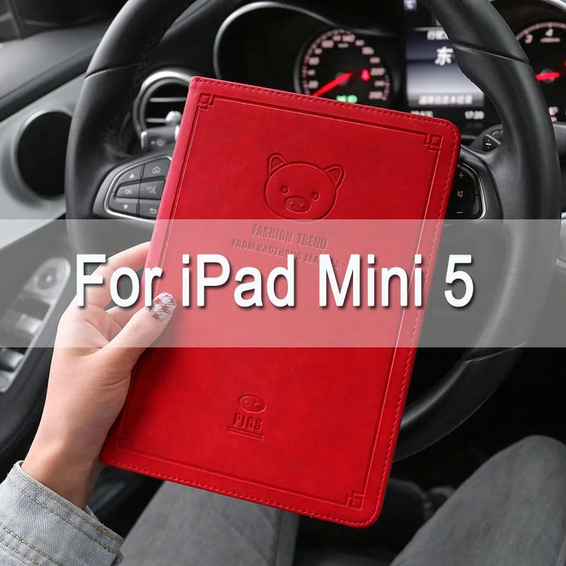 For iPad mini 5 Магнитная откидная крышка для iPad Air Air2 Mini 1 2 3 4 чехол для планшета для нового iPad 9,7 a1893 Ретро чехол для iPad 2/3/4 - Цвет: For iPad mini 5