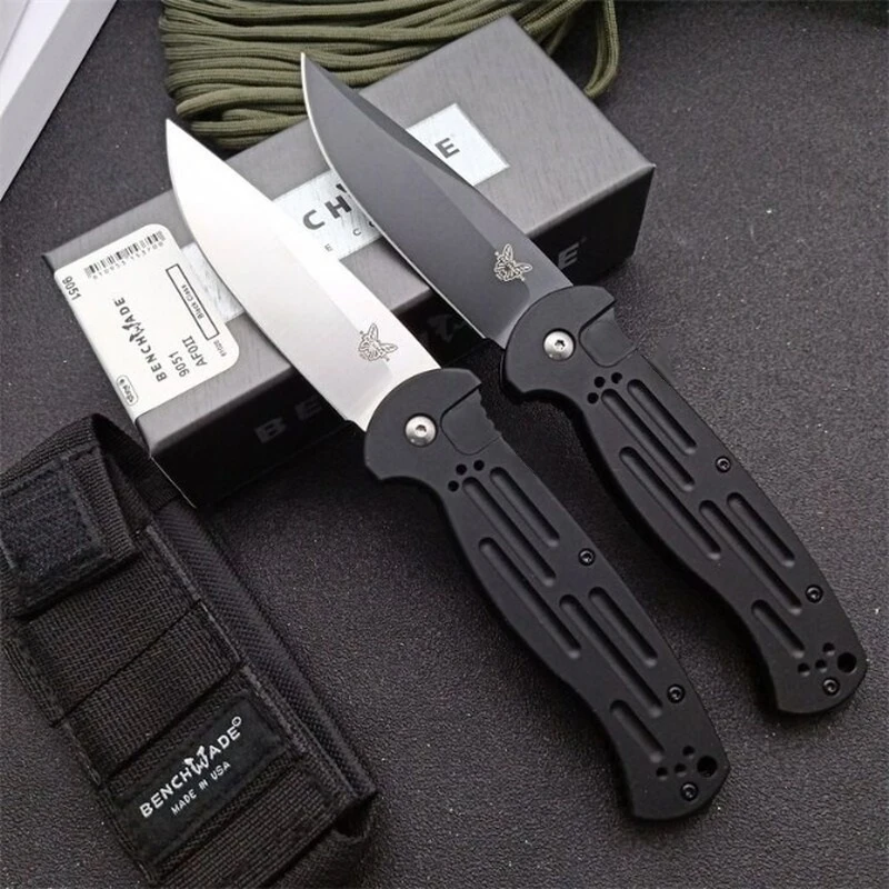 

Складной нож Benchmade 9051, высокая твердость, 154 см, сталь T6, алюминиевая ручка, наружный для безопасности кемпинга-защитные карманные ножи, инстр...