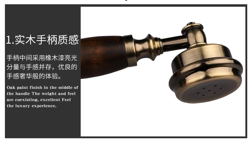 Классический старинный стационарный телефон из массива дерева в американском