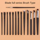 Кисть для макияжа, кисть для бровей и подводки глаз, профессиональная маленькая угловая кисть для бровей, инструмент для макияжа