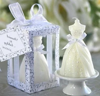 200pcs wedding dress candle favor gifts party favor wedding gifts for guest wedding souvenirs birthday gifts wholesale
