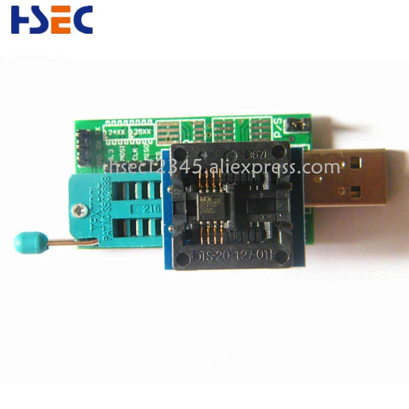 USB программатор CH341A 24 25 EEPROM Flash IC BIOS sop8 sop16 soic8 тестовый зажим адаптер 1 8 в разъем
