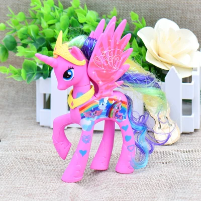 

Unicorn Princess Cadance Cartoon Figure PVC Toy Horse 14 CM High