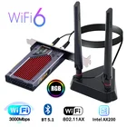 3000 Мбитс WiFi 6 AX200NGW PCI Express WiFi карта 802.11acax двухдиапазонный 2,4G5Ghz BT 5,1 игровой RGB для геймера PUBG LOL Overwatch