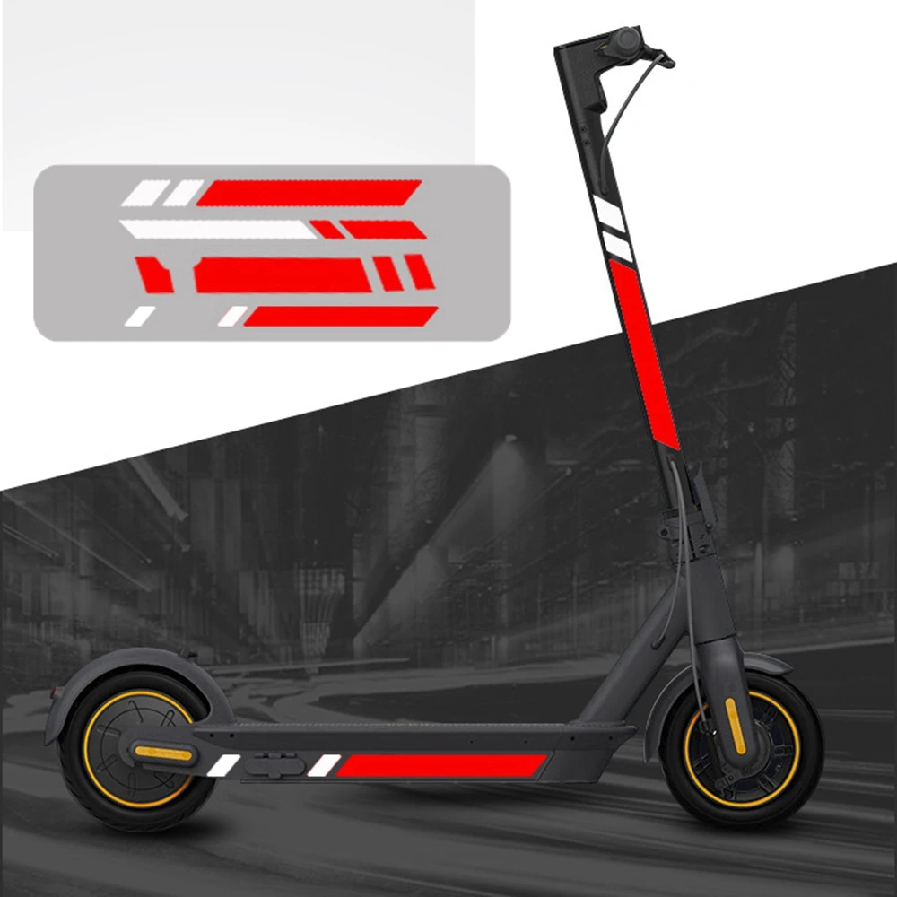 

1Set Skateboard Sticker Reflect Light Tags Reflective Styling Stickers For Xiaomi Mijia M365 Electric Scooter Night Safety