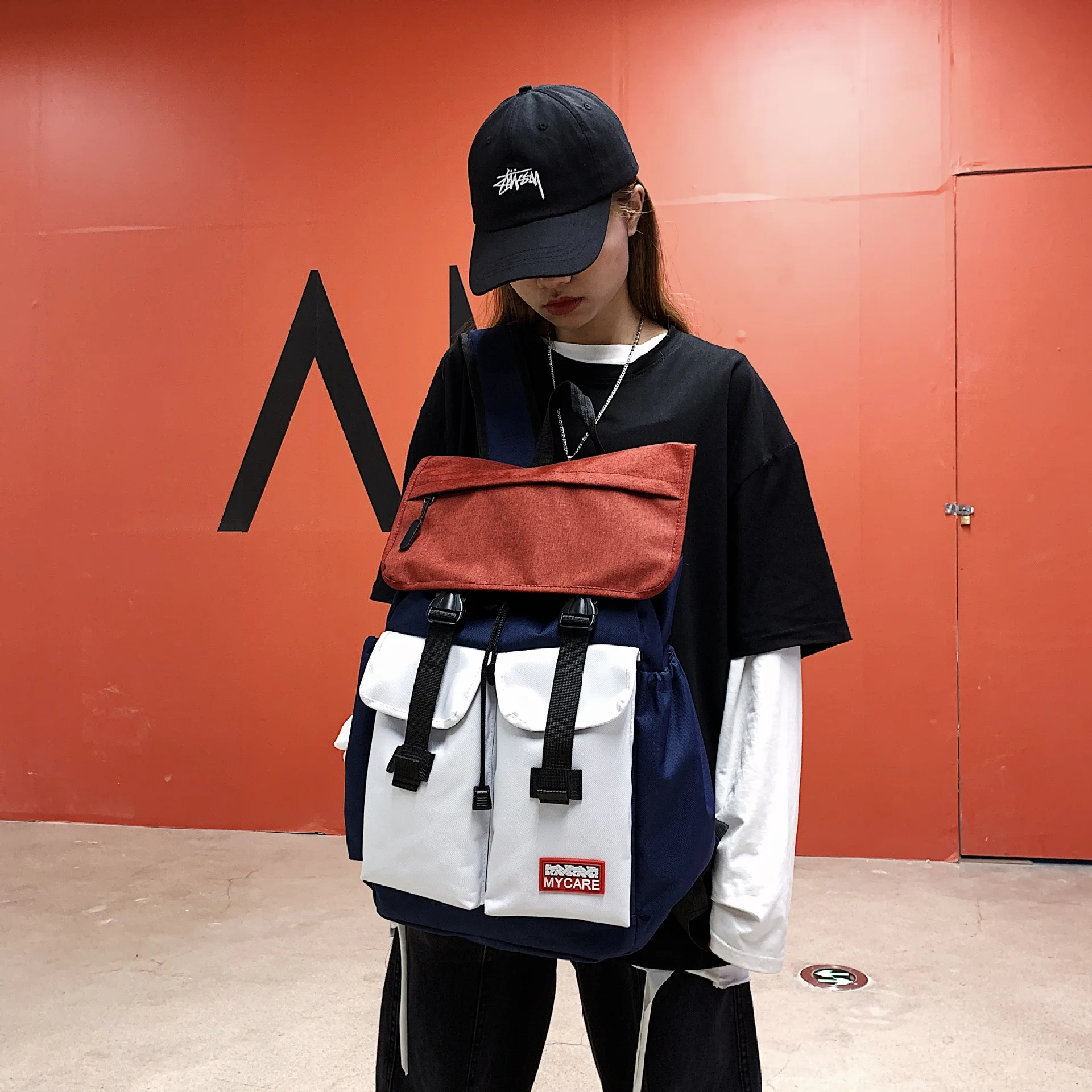 Модная школьная сумка для девушек колледжа повседневный новый тренд женский