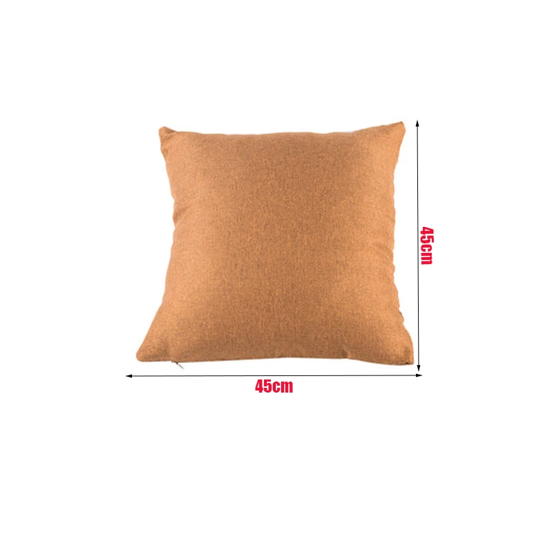 

Nola Faux Linen Throw Pillow Cover Home Decorative Pillowcase For Sofa Cafe Modern Solid Color Cushion Cover Square Pillow Case