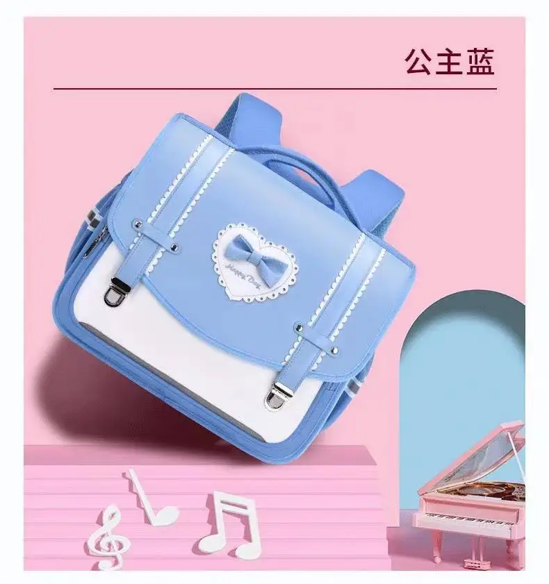 2021 Fashion Childrens Schoolbag Quality Leather Kids Backpack 2 Sizes Large Capacity Boys Backpacks Back to School Bag