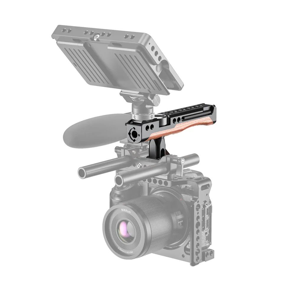 SmallRig вращающаяся на 360 градусов ручка Nato для универсального DSLR камеры клетка