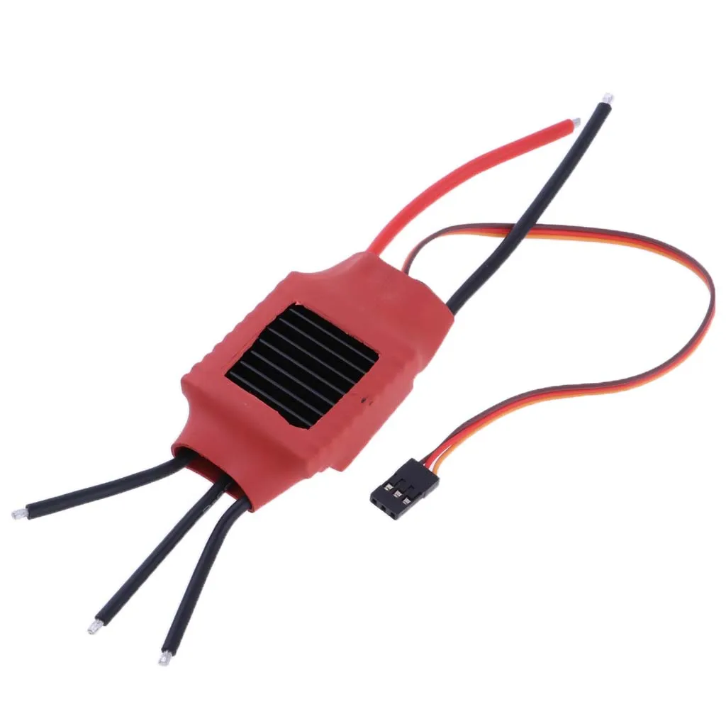 

Lovoski 50A RC Brushless ESC OPTO Controller 5V 3A BEC for Helicopter