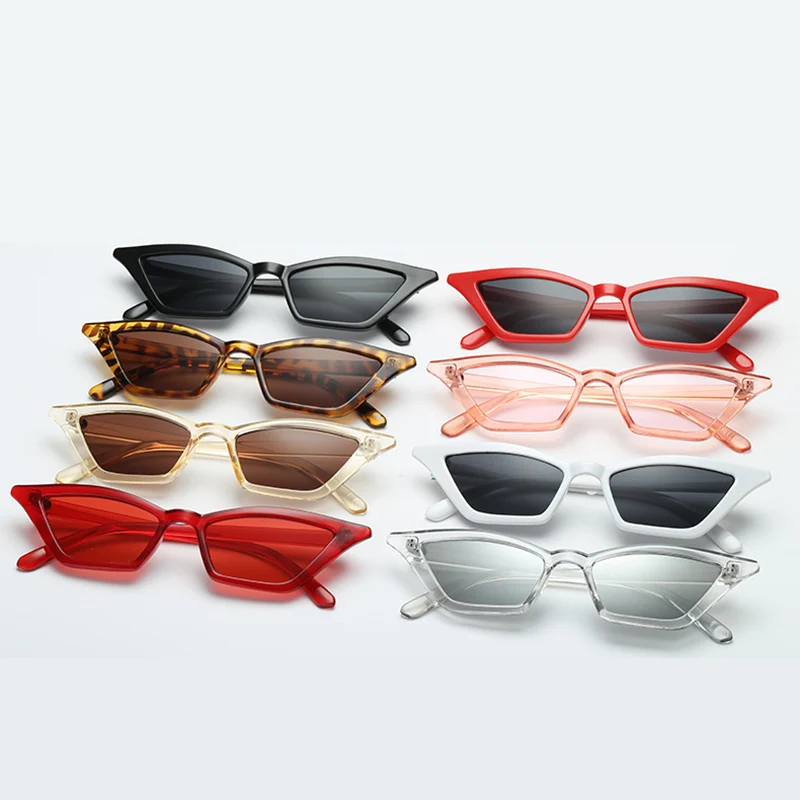 

Hot sale Cat Eye Sunglasses UV400 Sun Shades Women Glasses Small Frame Glasses Street Eyewear Female glasses Wholesale