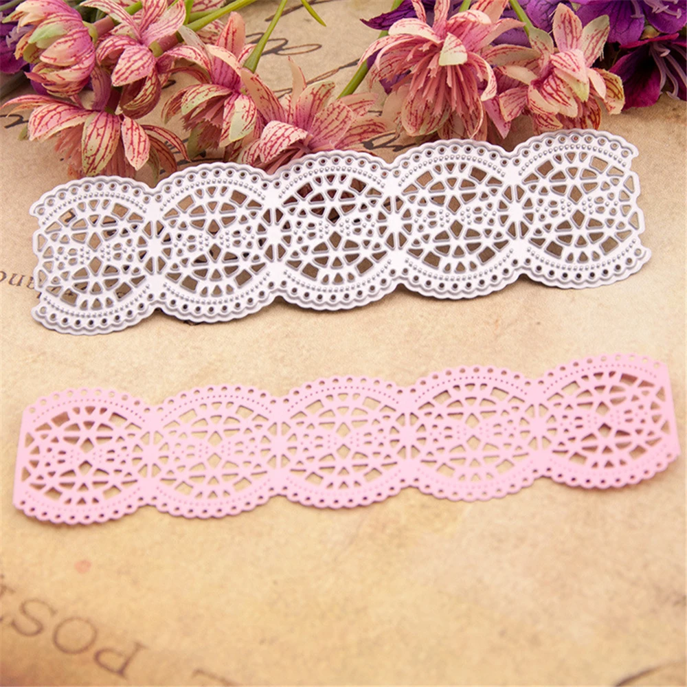 Металлические Вырубные штампы с кружевной кромкой скрапбукинг ремесло вырубки