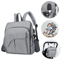 multi function diaper bag double shoulder mommy bag backpack baby nappy changing pad seat travel nurse bags with usb charging