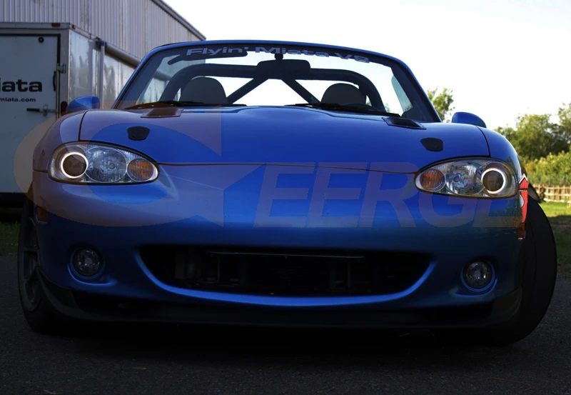 Для MAZDA MX 5 2000 2001 2002 2003 2004 2005 отличные ультра яркие CCFL ангельские глазки Halo кольца