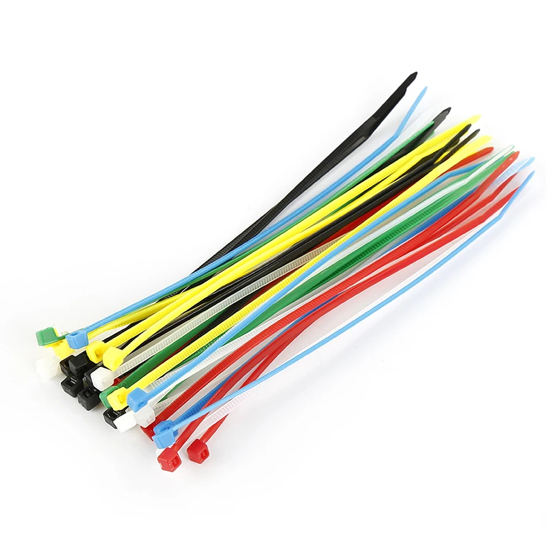 Лидер продаж! Самоблокирующиеся Нейлоновые кабельные стяжки 150 мм Сетевой провод