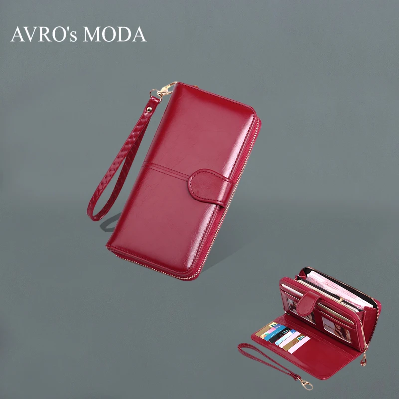 AVRO's MODA брендовые Длинные кошельки из искусственной кожи для женщин 2019 Лидер