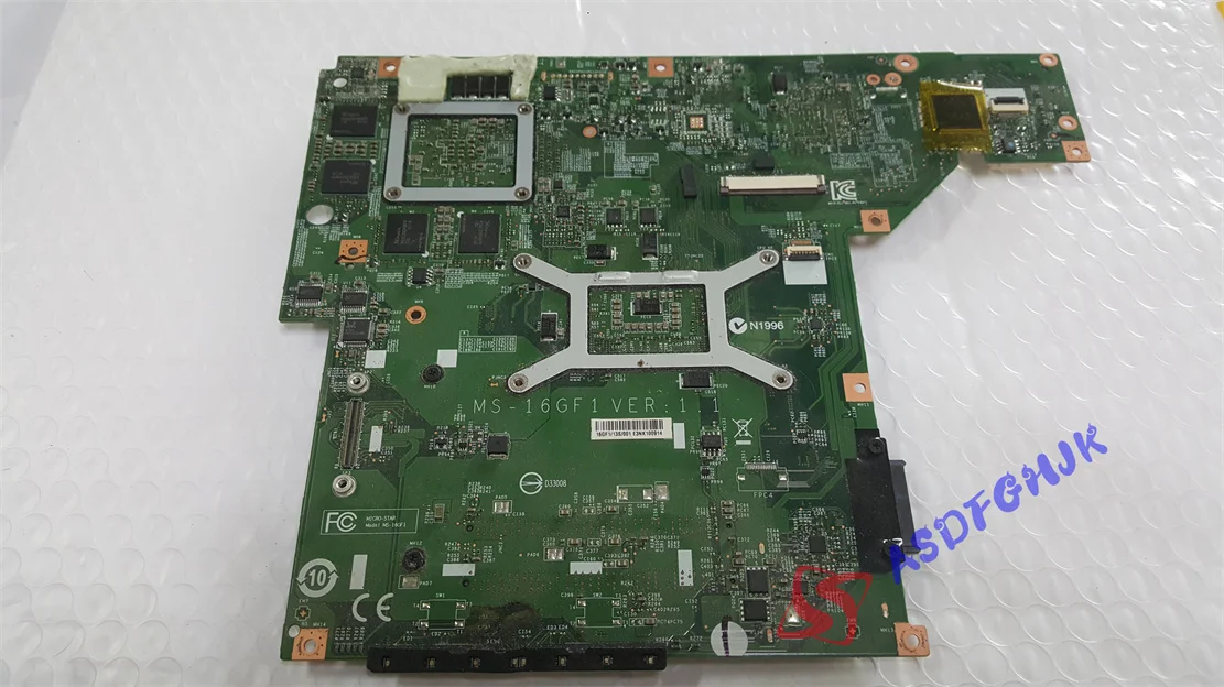 

MS-16GF1 REV 1,1 для материнской платы MSI GE60 с процессором и видеокартой, протестированная на 100%