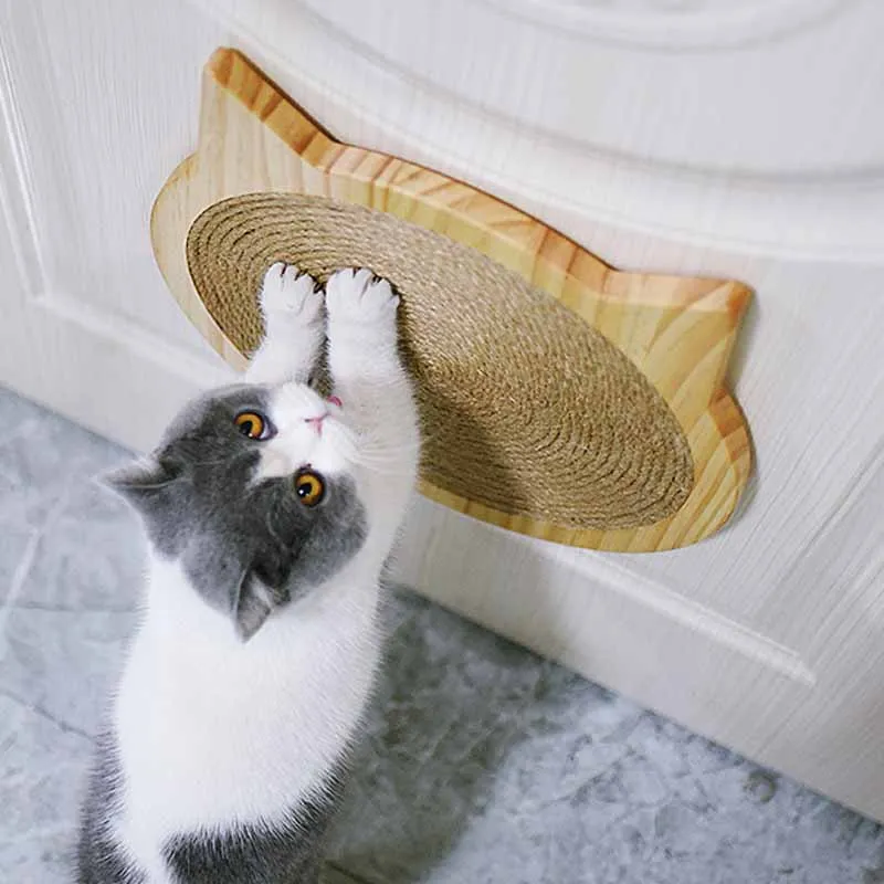 Когтеточка из сизаля для кошек Стайлинг настенный Подушка-Когтеточка на