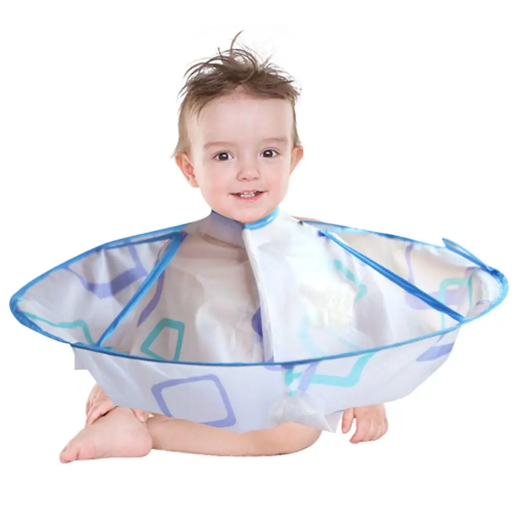 Детский фартук для парикмахерской стрижки волос накидка с цветочным рисунком