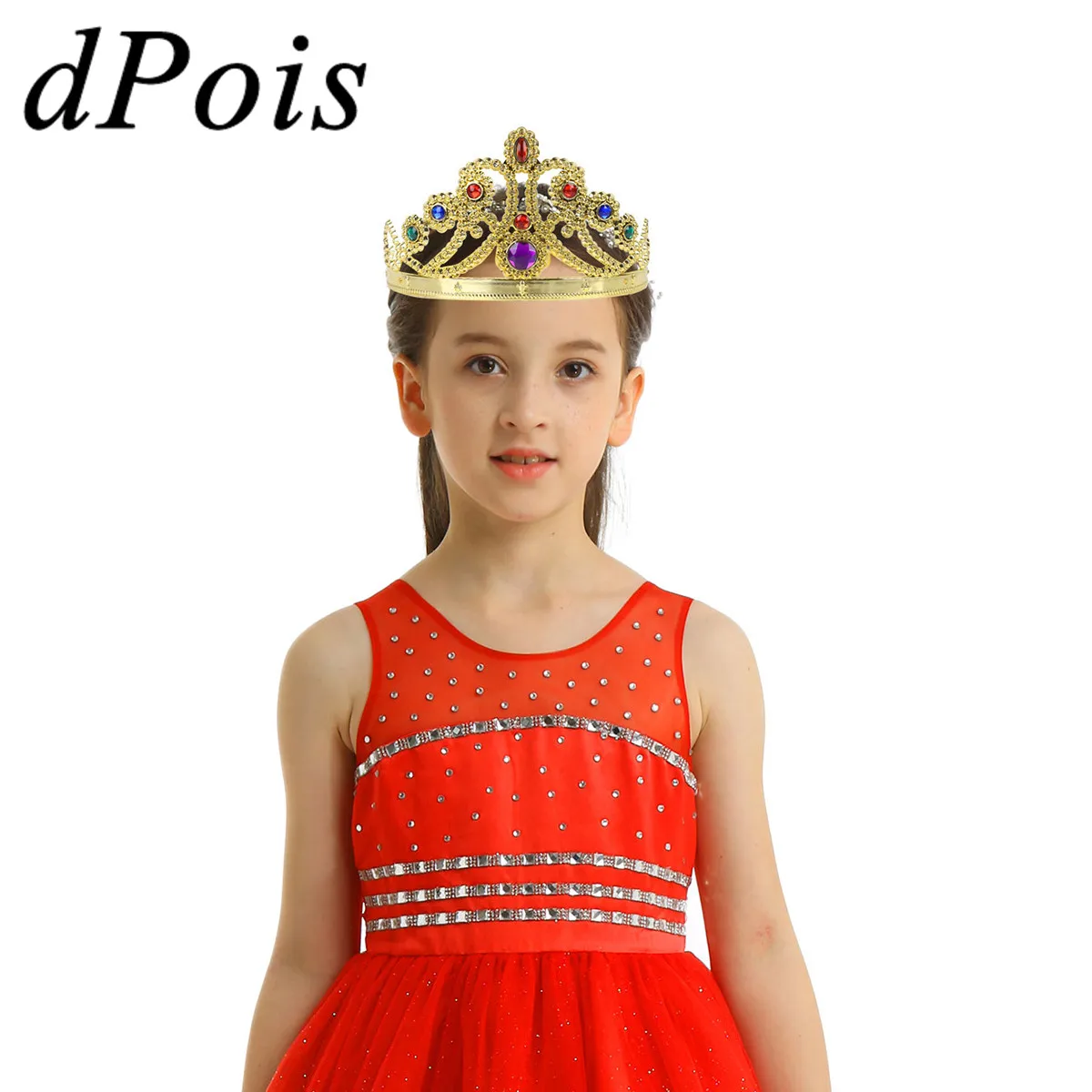Ребенок Хэллоуин Королевский Король короны шляпа королева принцесса тиара
