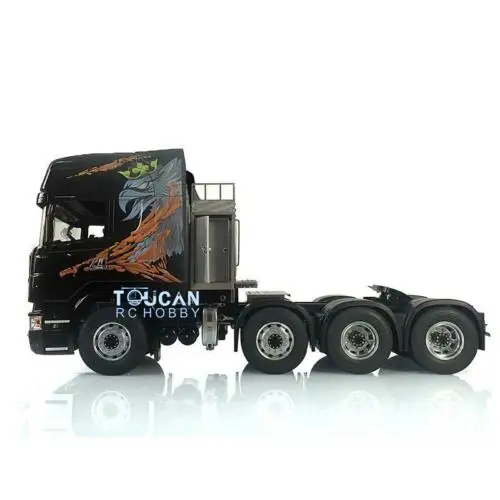 1/14 металлический шасси LESU Highline R730 8*8 Gripen для самостоятельной сборки Hercules Scania