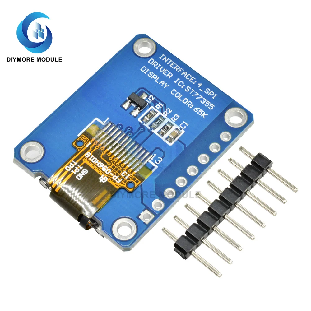 0.96 inch IPS LCD Display Module Full Color Screen ST7735S Driver SPI Serial Interface 3.3V For Arduino