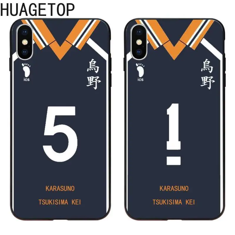 Чехол для телефона Haikyuu team uniform iphone 12 pro max 11 XS MAX 8 7 6 6S Plus X 5S SE 2020 XR|Бамперы| |