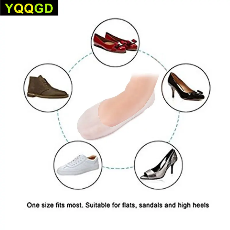 

1 Pair Delicate Silicone Moisturizing Gel Heel Socks Like Cracked Foot Skin Care Protector Feet Massager Foot Pain Relief