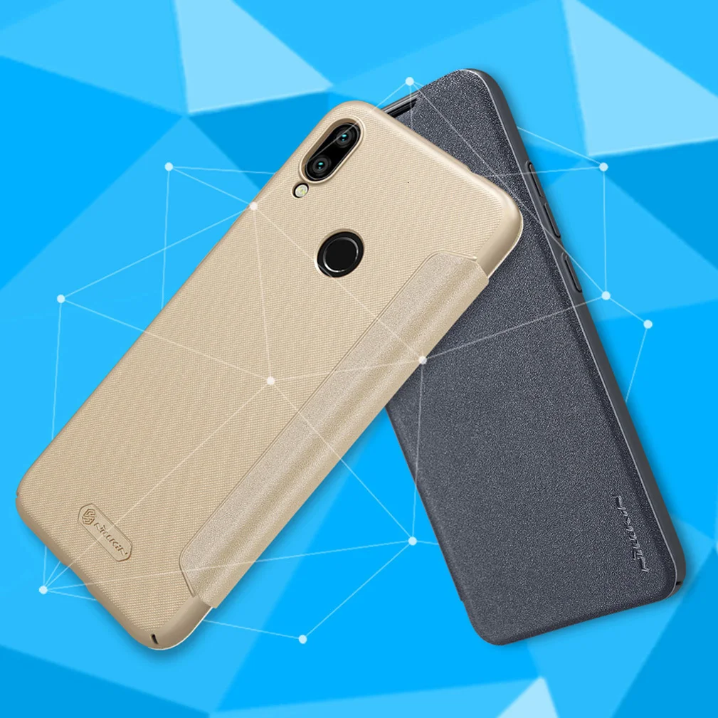 Чехол Nillkin для Redmi Note 7 Pro Note 7S, роскошный откидной кожаный чехол Nilkin для телефона Xiaomi Redmi Note 7 Capa