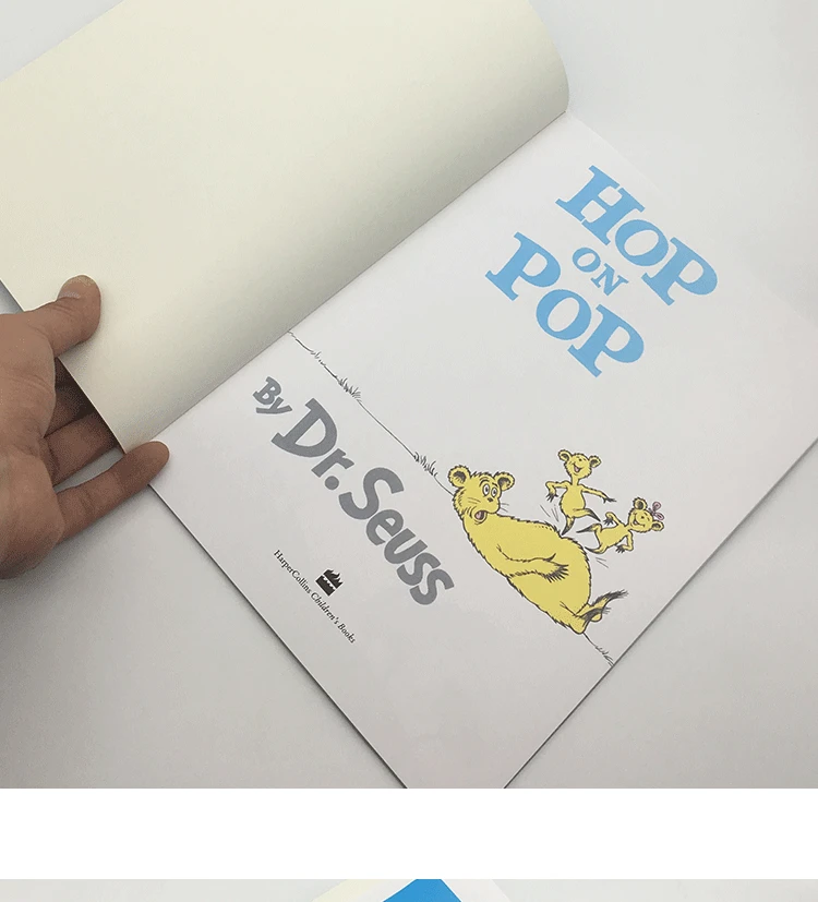 Хоп ON POP от Dr Seuss Kids Story Books Детские Обучающие английские обучающие игрушки для