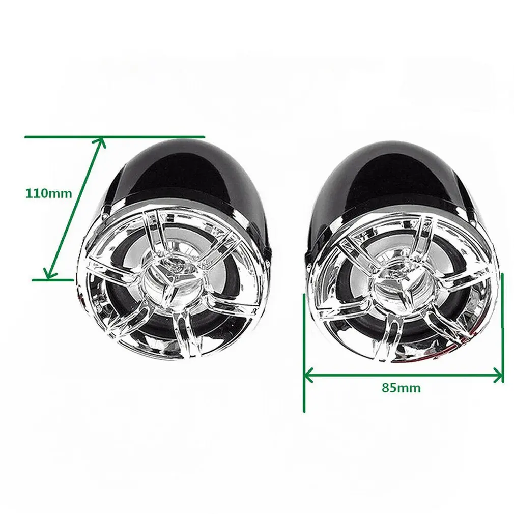 

Motorcycle Wireless Audio Mobile Phone Fast Charging Make Calls Anti-theft And Waterproof MP3 Audio Speakers