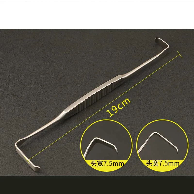 Mandibular прямоугольный крючок с двойной головкой из нержавеющей стали инструмент