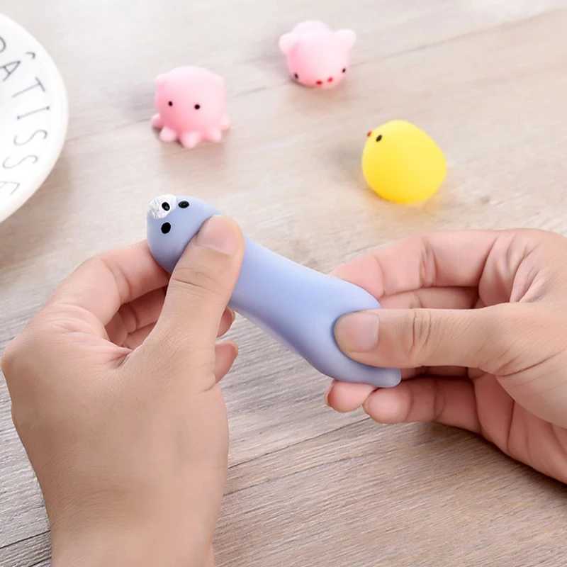 

Сжимаемые игрушки, 96 моделей, миниатюрные, меняющие цвет, мягкие, милые животные, антистрессовая игрушка