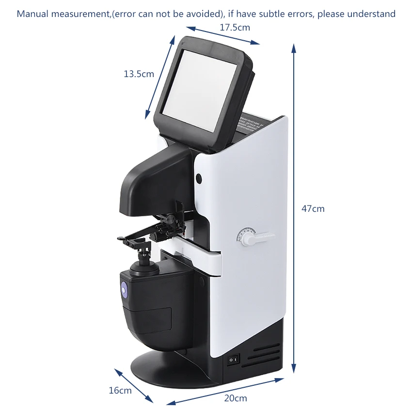 Новый цифровой Авто Focimeter JD2600A контрольный чип устройство объектив метр 7