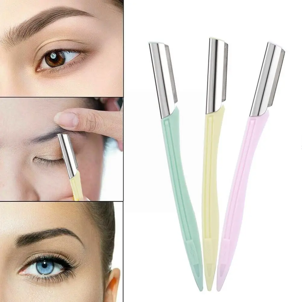 

3 Pack Brow Dermaplaning Safe Painless Portable Tool Shaper Hair Cosmetics