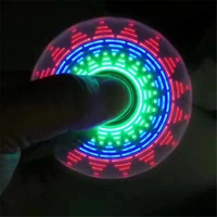 night toy random color 18 multi styling colorful luminous fidget spinner stress relief toy childrens novelty toy kids led toy