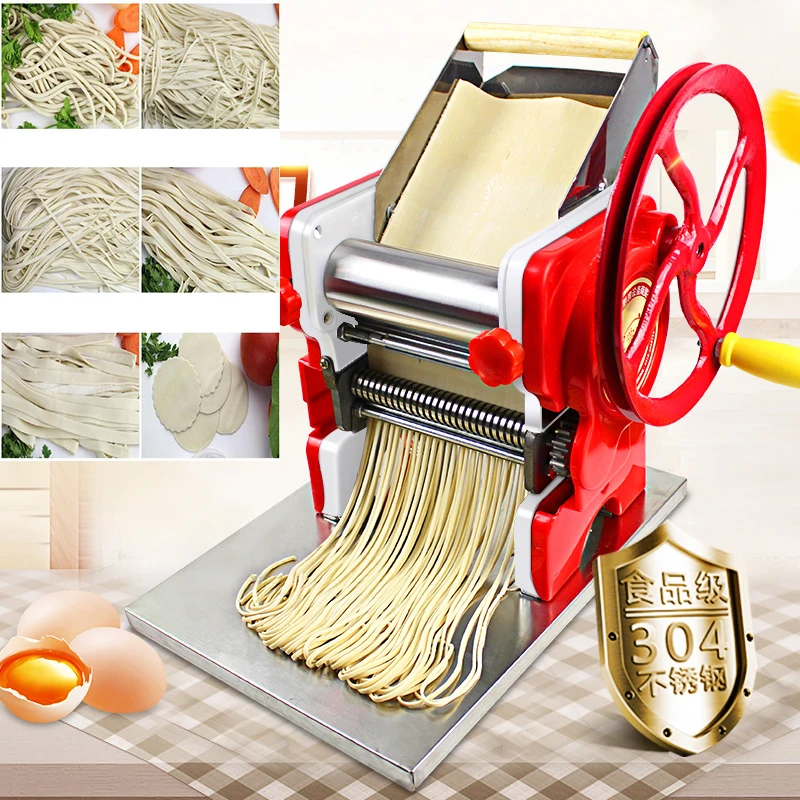 

Household Manual Noodles Machine Commercial Dumpling Skin Maker Pasta Maker Machine Diy Noodle Maker 18Cm Noodle Roller Width