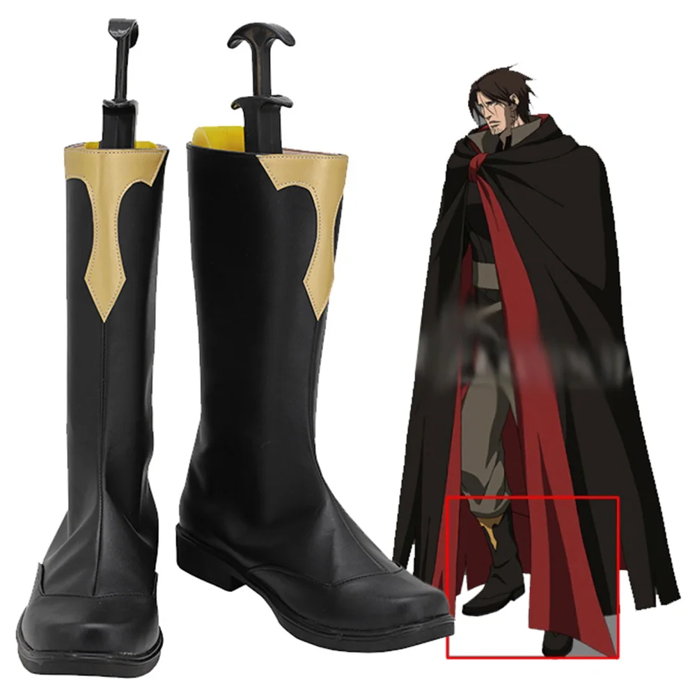 

Castlevania Season 3-Trevor Belmont Cosplay Shoes Boots Halloween Costumes Accessory Custom Made Men EU Size