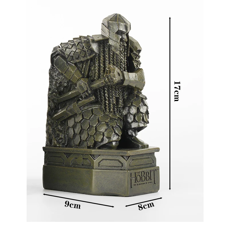 he Desolation of Smaug RESIN statue Bookend Sculpture Decoratoin Book Holder Lonely Mountain Dwarf | Fantasy Figurines