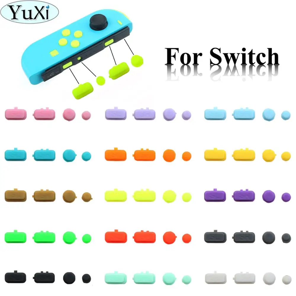 YuXi 15 видов цветов боковые Левые/правые кнопки SL SR для Nintendo Switch Joy-Con с кнопкой