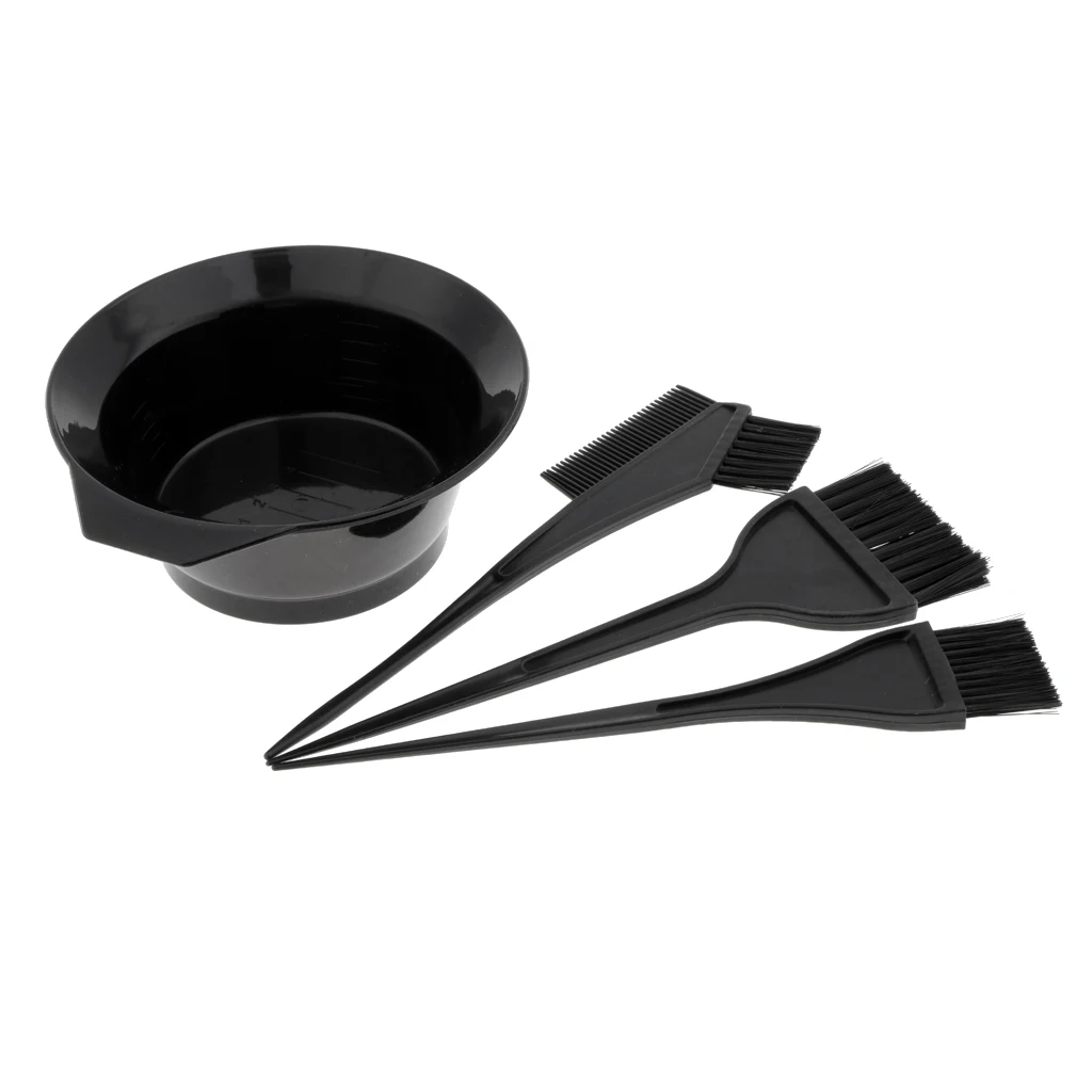 9 шт./компл. пластиковая чаша для краски волос набор кистей раскрашивания