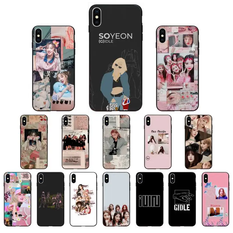 Чехол для телефона Yinuoda KPOP GIDLE iphone 11 Pro Max X XS MAX 6 6s 7 8 Plus 5 5S 5SE XR SE2020|Бамперы| |